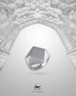 انگشتر نقره روکش طلا سفید