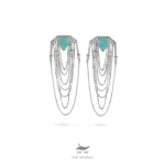 گوشواره نقره آویز - Image 2