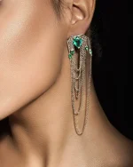 گوشواره نقره آویز - Image 9