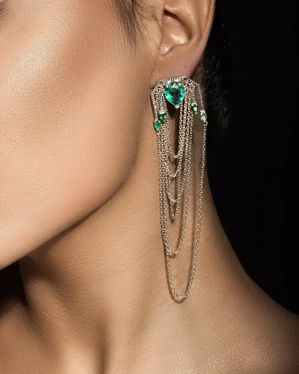 گوشواره نقره آویز - Image 9